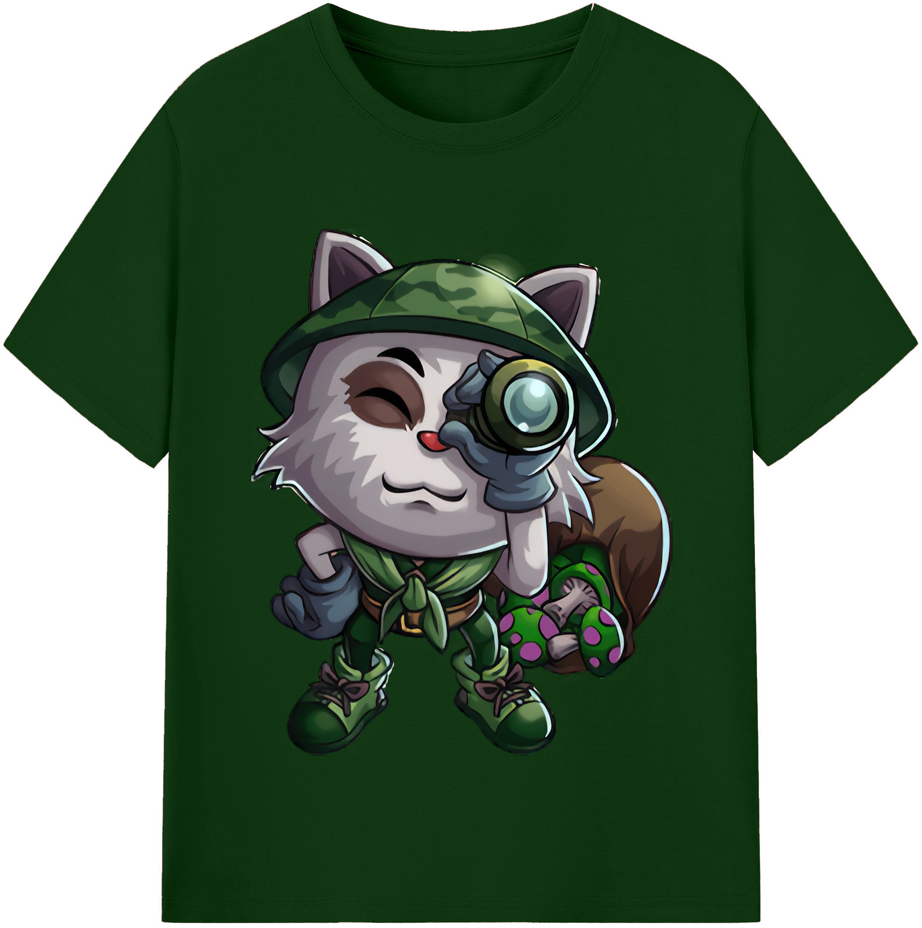 リーグ・オブ・レジェンド League of Legends LOL 綿100％半袖Tシャツ（フロントプリント）